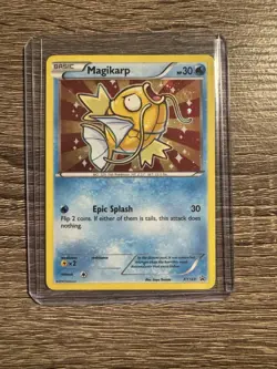Pokemon TCG Shiny Magikarp Black Star Holo Promo Card XY143 - Image 1