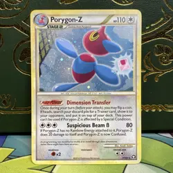 Pokemon Card - Porygon-Z HGSS Triumphant 7/102 Holo Rare NM / M - Image 1
