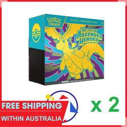 2 x Sealed Pokemon TCG Ascended Heroes Elite Trainer Box ETB Trading Card Hobby - Image 1