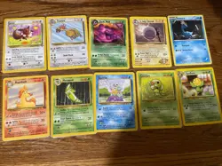 10x Vintage Pokemon Cards - Image 1