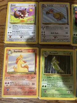 10x Vintage Pokemon Cards - Image 2