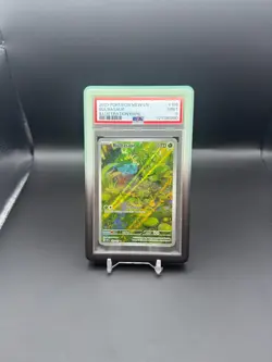 2023 Pokemon Scarlet & Violet Card 151 MEW EN #166/165 Bulbasaur PSA 9 MINT - Image 1