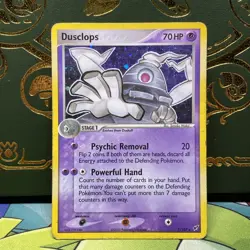 Pokemon Card - Dusclops Deoxys 7/107 Holo Rare MP - Image 1