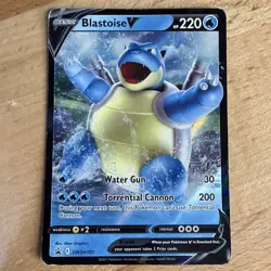 Blastoise V SWSH101 SWSH: Sword & Shield Promo Cards Holo - Image 1