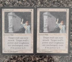 Magic The Gathering Beta Animate Wall x2 Enchant White Dan Frazier - Image 1