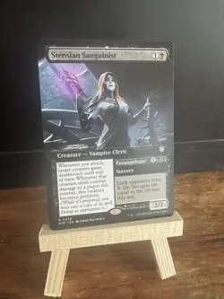 MTG Secrets of Strixhaven (SOC) Stensian Sanguinist Extended Art 0078 Rare - Image 1