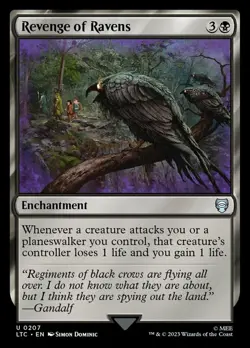 1 x Revenge of Ravens - Commander: The Lord of the Rings: Tales of Middle-Earth - Image 1