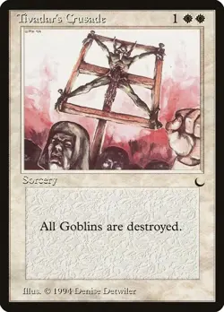 Magic The Gathering MTG TIVADAR'S CRUSADEs The Dark NM Near Mint - Image 1