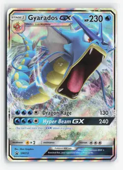 Gyarados GX SM212 2016 SM Promos Pokemon TCG Hyper Beam GX Near Mint NM - Image 1