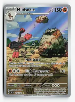 Mudsdale 175/162 SV05 Temporal Forces Pokemon TCG Illustration Rare Near Mint NM - Image 1