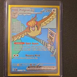 Pokemon Pidgeot ex SV03 Obsidian Flames 225/197 Special Illustration Rare Holo - Image 1