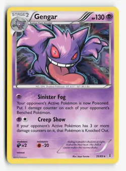 Gengar 35/83 Generations Pokemon TCG Holo Rare Near Mint NM - Image 1