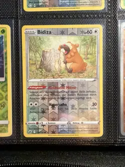 Pokemon TCG Bidoof Crown Zenith 111/159 Reverse Holo Bidiza Konige Zenith - Image 1