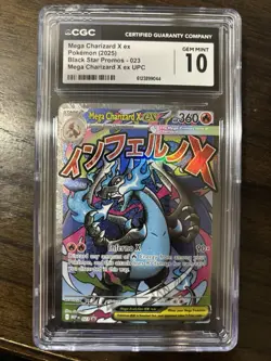 2025 Pokemon Mega Evolution Promo Ultra Premium Mega Charizard X ex #23 CGC 10 b - Image 1