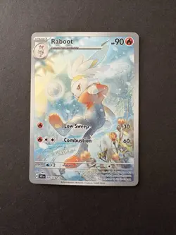 Pokemon TCG Raboot 147/142 Illustration Rare Stellar Crown NM/M - Image 1