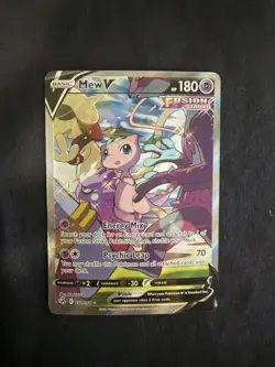 Mew v 251 Fusion Strike Mint Condition Pokemon Card - Image 1