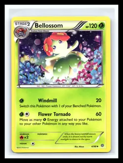 💥 Pokemon TCG BELLOSSOM # 4/98 X&Y Ancient Origins Holo 2015 - Image 1