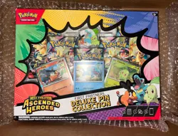 Pokemon Ascended Heroes First Partner Deluxe Pin Collection NEW FACTORY SEALED - Image 1