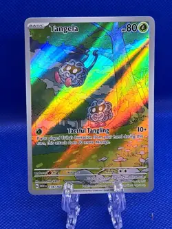 Tangela 178/165 Scarlet & Violet 151 Holo Illustration Rare Pokemon Card TCG NM - Image 1