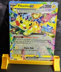 Pokemon Pikachu EX Full Art Holo Ultra Rare 057/191 Sv08: Surging Sparks - Image 1