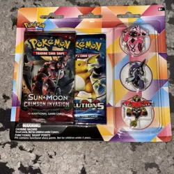 🔥Pokemon TCG Evolutions Booster Blister & Tapu Pin Set Factory Sealed🔥 - Image 1