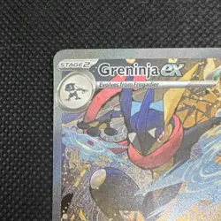 Pokemon Greninja EX 132 SVP Scarlet & Violet Promo Full Art Holo 300HP - Image 2