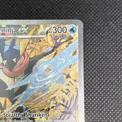 Pokemon Greninja EX 132 SVP Scarlet & Violet Promo Full Art Holo 300HP - Image 3