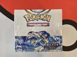Pokemon Sword and Shield Silver Tempest Booster Box Sealed - Image 1
