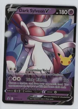 Dark Sylveon V Pokemon Celebrations Collection SWSH Black Star Promo #134 - Image 1