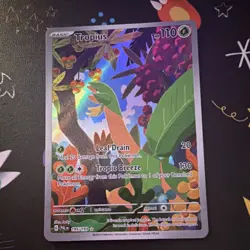 Pokemon TCG Tropius Illustration Rare Holo 195/193 Sv02 Paldea Evolved 110 HP E… - Image 1