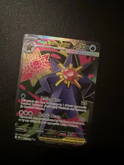 Pokemon Mega Starmie EX Holo Mega Evolution POR 102/088 330HP Jetting Blow - Image 1