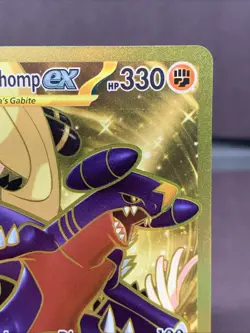 Pokemon TCG Cynthia’s Garchomp EX 241/182 Destined Rivals Gold Hyper Rare NM - Image 3