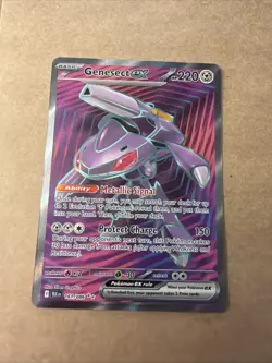 Genesect ex 161/086 Ultra Rare Full Art Holo Black Bolt Pokemon NM - Image 1