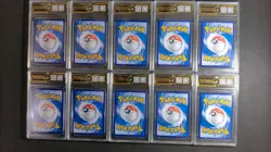10x Pikachu 025/151 Poke Ball Holo Chinese Pokemon OCD 9.5 Set LN05 - Image 2