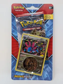 New and Sealed Pokemon XY Breakpoint Hydreigon Checklane Blister Pack with Coin - Image 1