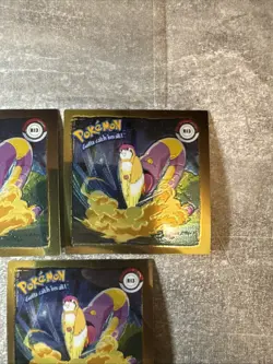 Vintage 1999 Artbox Pokemon Group Shot R14 & R13 Gold Sticker Series 1 Holo (5) - Image 3