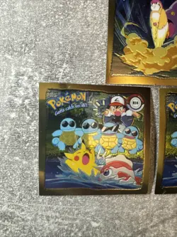 Vintage 1999 Artbox Pokemon Group Shot R14 & R13 Gold Sticker Series 1 Holo (5) - Image 5