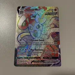 Pokemon - SYLVEON VMAX 211/203 - Evolving Skies Secret Rare Rainbow Holo Mint - Image 1
