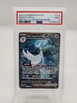 2024 Pokemon Paldean Fates Gardevoir ex Full Art SIR #233/091 PSA 9 - Image 1
