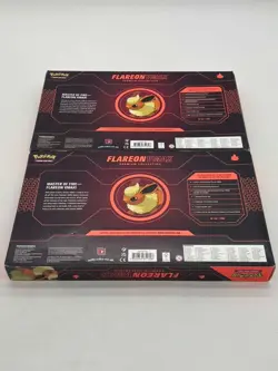 Lot of (2) Pokemon TCG Flareon VMAX Collection Boxes SEALED/NEW - Image 2