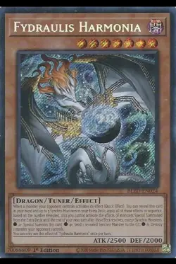 Yugioh! 1x Fydraulis Harmonia BLZD-EN024 Secret Rare 1st Ed NM - Image 1