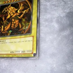 The Winged Dragon of Ra DOD-001 Ultra Rare Promo Yu-Gi-Oh Holo - Image 3