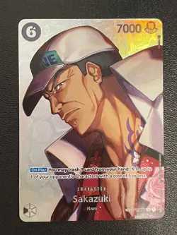SAKAZUKI - One Piece OP02-099 - SP Special Super Rare - Kingdoms of Intrigue - Image 1