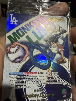 [SEALED] Monkey.D.Luffy (010) (Dodgers x ONE PIECE) EB02-010 One Piece PromoCard - Image 3