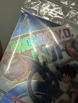 [SEALED] Monkey.D.Luffy (010) (Dodgers x ONE PIECE) EB02-010 One Piece PromoCard - Image 4