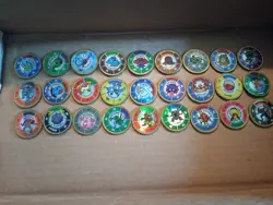 pokemon battle coin lot 27 Different Coins No Doubles All Metal Awesome Lot #2 - Image 1