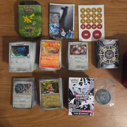 500x Pokemon TCG Bulk Cards INC. Black Bolt & White Flare - Image 1