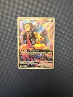 Marnie's Morpeko 206 SV Promo Illustration Rare NM Pokemon TCG - Image 1