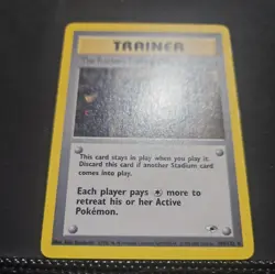 The Rocket's Training Gym Stadium 104/132 1st Edition Gym Heroes 2000 Pokemon NM - Image 2