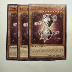 Time Reloader x3 (playset) MP25-EN308 Common 1st ED NM Yugioh - Image 1